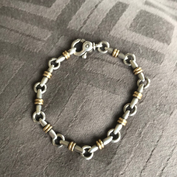 Tiffany & Co. Jewelry - Tiffany and Co.Vintage 925 & 750 Bar Link Bracelet Tiffany & Co. Jewelry - Tiffany and Co.Vintage 925 & 750 Bar Link Bracelet
